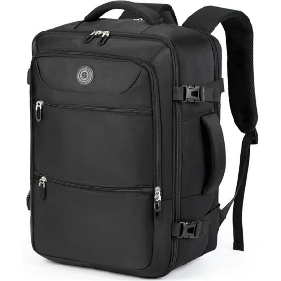 Extra large travel laptop backpack flight approved carry on bag for men women bl - Picture 8 of 8